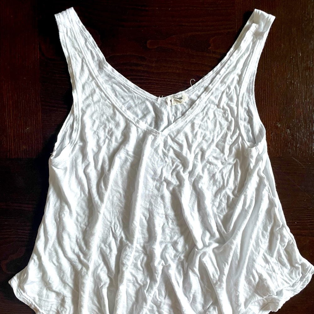 Garage Loose Flowy Tank Top: White
